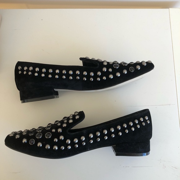 BCBG studded suede loafer/flats (NWT) - Picture 3 of 4
